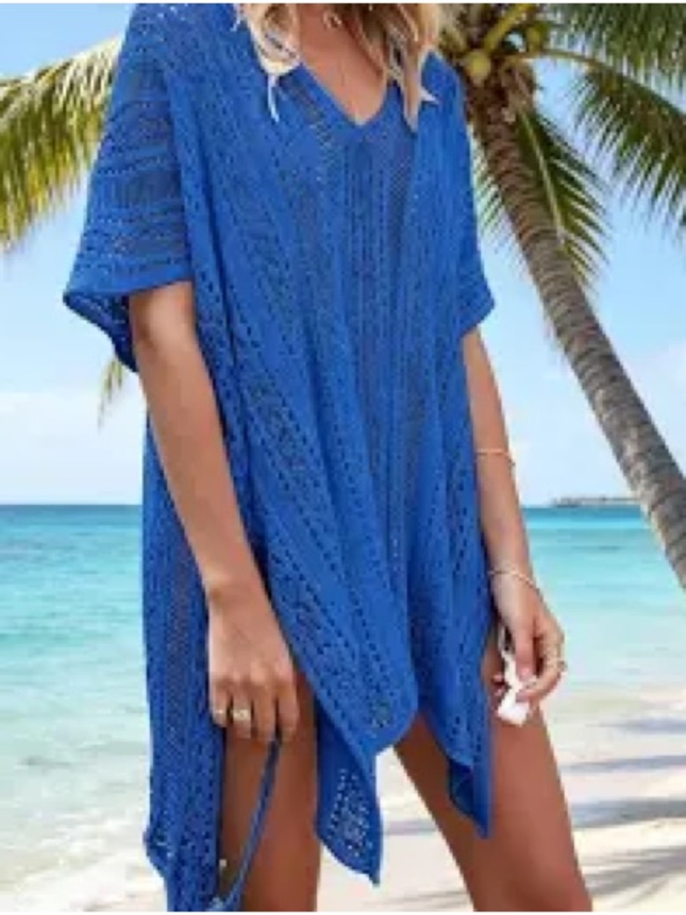 Blue Swim Cover Up